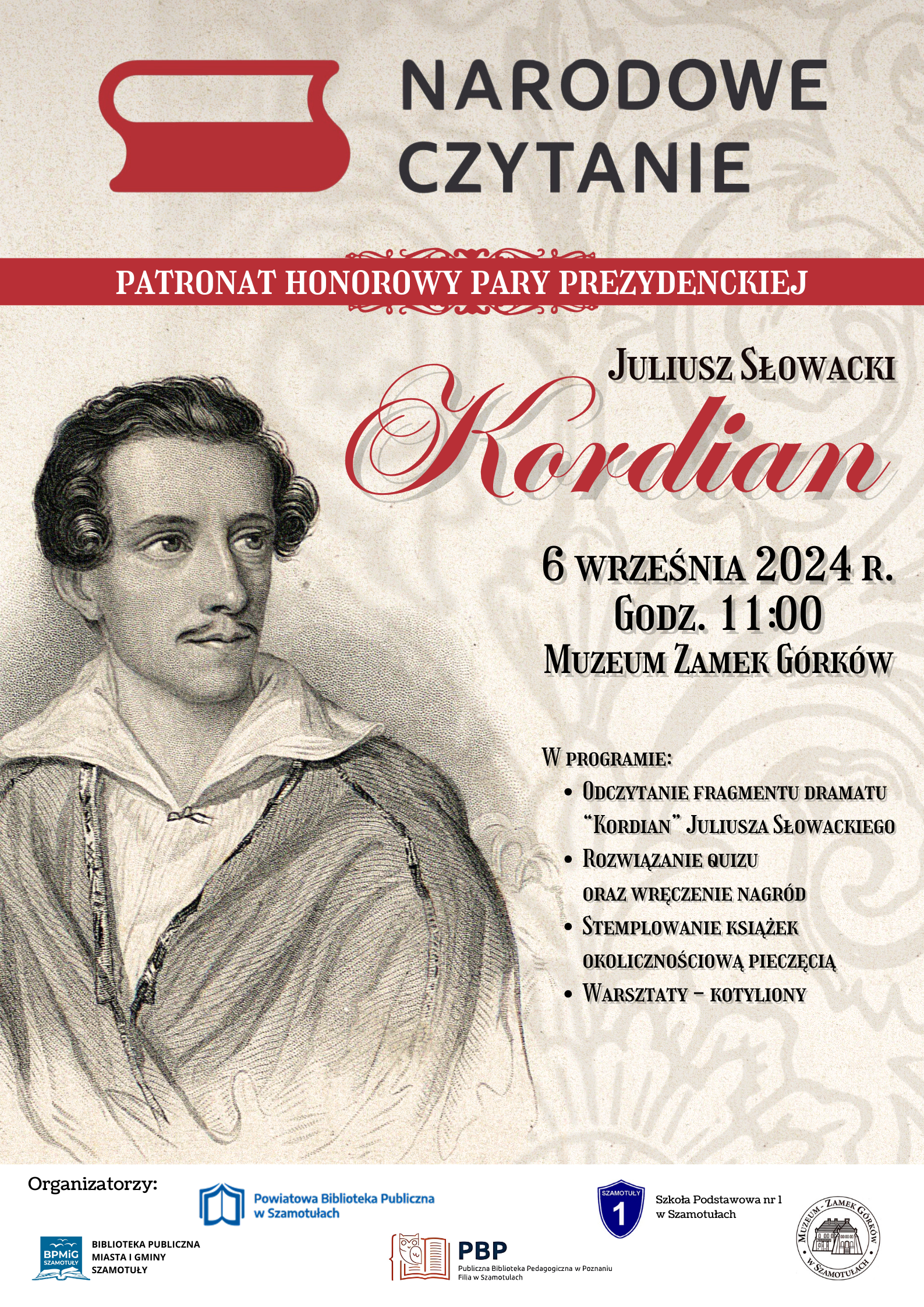 Narodowe Czytanie - plakat 